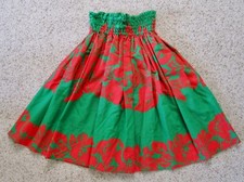 Hawaiian skirt red for sale  Livermore