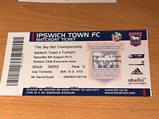 Ticket 2014 ipswich for sale  DUNMOW