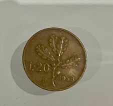 Moneta lire 1958 usato  Pomigliano d'Arco