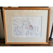 Robin tree print for sale  THETFORD