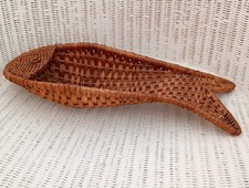 Vintage fish wicker for sale  TAUNTON
