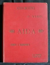 Aida. giuseppe verdi. usato  Marino