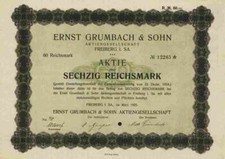 Ernst grumbach sohn d'occasion  Expédié en Belgium