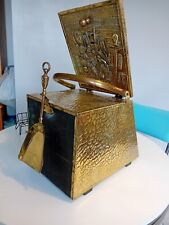 Brass coal scuttle for sale  CHESTERFIELD