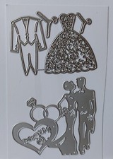 Wedding themed die for sale  DONCASTER
