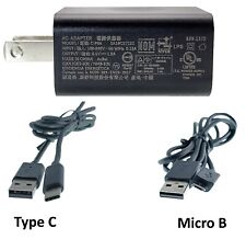 Fonte de alimentação CA C-P56 (5V-1A) + 2 cabos USB (tipo C e Micro B) fabricante de equipamento original comprar usado  Enviando para Brazil