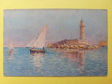 Cpa illustration aquarelle d'occasion  Paimbœuf