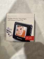 Chaveiro fotográfico digital Brookstone 1,5" lojas de tela 100 fotos recarregável comprar usado  Enviando para Brazil