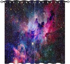 Space galaxies curtains for sale  UK