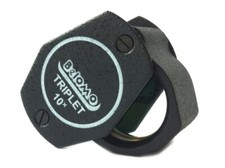 Lupa BelOMO visão tripla 10x 12x 15x 20x lupa vidro joia gemologia comprar usado  Enviando para Brazil