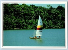 Postal Panamericana Canoa y Kayak Eventos Eagle Creek Park Indianápolis 1987 segunda mano  Embacar hacia Mexico