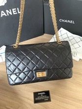 Usado, Bolsa Chanel reedição 2.55 grande clássica preta com recibo e caixa comprar usado  Enviando para Brazil