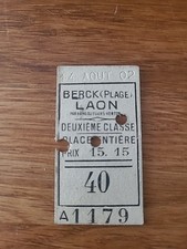Ticket train ancien d'occasion  Châteauroux