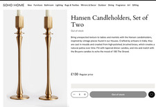 large brass candle holders for sale large brass candle holders for sale  WEYBRIDGE