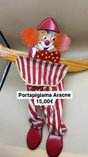 Portapigiama clown legno usato  Primiero San Martino di Castrozza