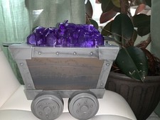 Usado, Balde de pipoca AMC filme branco de neve Disney não usado carrinho de mina acende roxo comprar usado  Enviando para Brazil