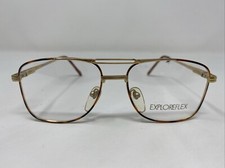 Armação de óculos Explore Flex 2255 Col.96 18KGP 55-16-145 Demi âmbar/ouro V465 comprar usado  Enviando para Brazil
