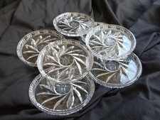 Set crystal coasters for sale  DERBY