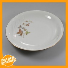 vintage stary rzadki biały kwiatowy porcelanowy chiński deser okrągły talerz - WAWEL Polska na sprzedaż  PL