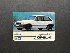 calendário de bolso cartão vintage 1990 carro clássico opel corsa GT GM #3593 comprar usado  Enviando para Brazil