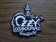 OZZY OSBOURNE, ADESIVO BORDADO DE FERRO SOBRE BRANCO comprar usado  Enviando para Brazil