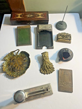 Coleção antiga itens de mesa bronze-latão art déco exclusivo cobra WM clipe prato comprar usado Coleção antiga itens de mesa bronze-latão art déco exclusivo cobra WM clipe prato comprar usado  Enviando para Brazil