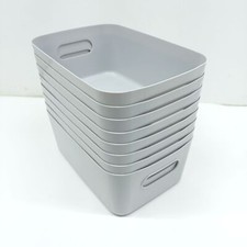 SHEPIN 8 Stueck Pudełko do przechowywania Plastik Duży Szary 30 x 20 x 12cm na sprzedaż  PL