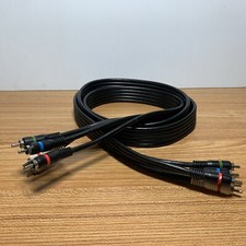 Cabo de vídeo/áudio composto RGB de 6 pés 5-RCA (masculino para macho) comprar usado  Enviando para Brazil