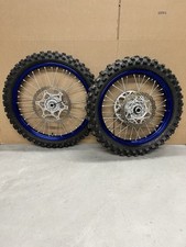 Conjunto de pneus de roda 2022 Yamaha YZ450F OEM 19"/21" rodas azuis #4444 comprar usado  Enviando para Brazil