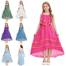 Usado, Vestidos infantis meninas concurso vestido de verão vestido de viagem bainha vestidos de verão roupa de brincar comprar usado  Enviando para Brazil