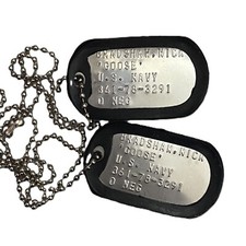 Dogtag piastrine militari usato  Vinovo