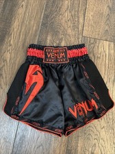 Shorts Venum Bangkok Inferno Muay Thai XS Extra Pequeno Preto/Vermelho Kickboxing MMA, usado comprar usado  Enviando para Brazil