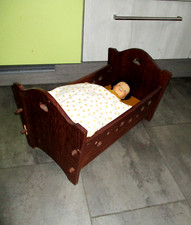Puppenbett handarbeit teakholz gebraucht kaufen  Mannheim