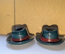 Vintage teal hat for sale  LEAMINGTON SPA