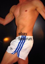 Adidas Shineshorts Spodnie sportowe D6 MShorts Made in West Germany Vintage Błyszczące Nylon na sprzedaż  Wysyłka do Poland