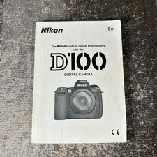 MANUAL DE INSTRUÇÕES ORIGINAL NIKON D100, Inglês comprar usado  Enviando para Brazil