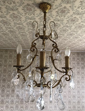 Vintage ancien lustre d'occasion  Saint-Louis