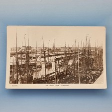 Usado, Cartão postal Lowestoft 1931 foto real Suffolk Masted Trawler Fleet In Its Prime comprar usado  Enviando para Brazil