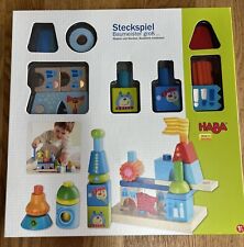 Haba steckspiel baumeister gebraucht kaufen  Neunkirchen