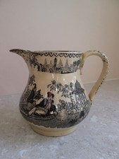 Antique pearlware jug for sale  DAVENTRY
