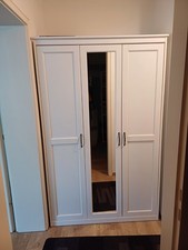 Kleiderschrank spiegel weiß gebraucht kaufen  Regensburg