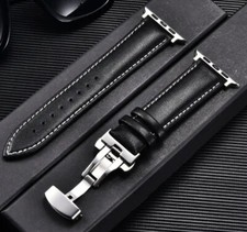 Echtes leder uhrenarmband gebraucht kaufen  Mülheim an der Ruhr