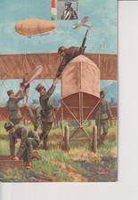 Cartolina aeronautica francesc usato  Roma