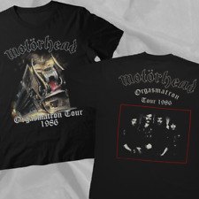 Camiseta Vintage 1986 MOTORHEAD Orgasmatron Tour Preta Dupla Face comprar usado  Enviando para Brazil