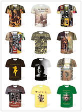 Camisetas femininas/homens Jethro Tull Rock estampa 3D moda casual manga curta, usado comprar usado  Enviando para Brazil