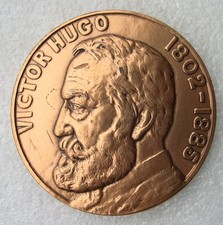 Medaille victor hugo d'occasion  Plombières-lès-Dijon