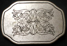 Gürtelschnalle jugendstil wap gebraucht kaufen  Stapel