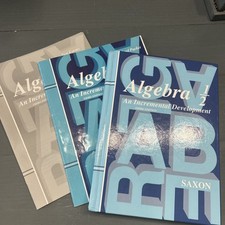 Saxon algebra homeschool for sale  Howard