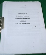 Continental overhaul manual for sale  SUDBURY