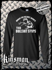 Camiseta Manga Longa When The Helmet Drops The BS Stops - Máscara de Solda Soldador comprar usado  Enviando para Brazil